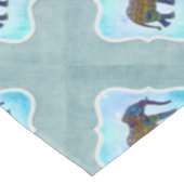 Boho Blue Elephant Tafelkleed (Gekanteld)