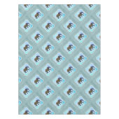Boho Blue Elephant Tafelkleed (Voorkant)