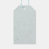 Boho Blue Gifts Twin Boys Baby shower Cadeaulabel (Achterkant)