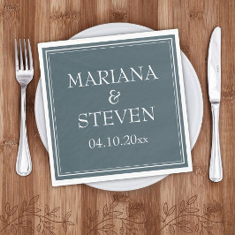 Boho Blue Modern minimalist Servet