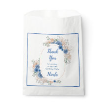 Boho Blue Pampas Gras Verjaardag