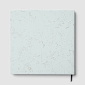 Boho Blue Pampas Grass Gastenboek (Achterkant)