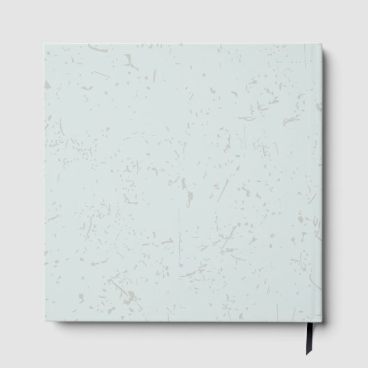 Boho Blue Pampas Grass Gastenboek (Achterkant)