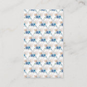 Boho Blue Pampasgras Trouwregister Informatiekaartje (Achterkant)