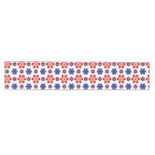 Boho Blue Purple Red Flowers Medium Table Runner Tafelloper (Horizontaal)