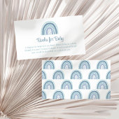Boho Blue Rainbow Books voor Baby Enclosure Kaart