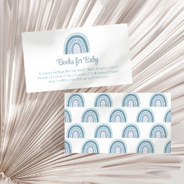 Boho Blue Rainbow Books voor Baby Enclosure Kaart