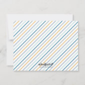 Boho Blue Rainbow Stationery Notitiekaartje (Achterkant)