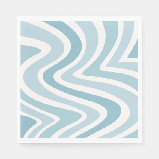 Boho Blue Sun Party servetten (Voorkant)