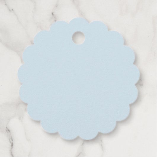 Boho Blue Waterverf Baby shower Bedankjes Labels (Achterkant)
