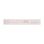 Boho Blush Bloemen Bruiloft Save the Date (Individueel)