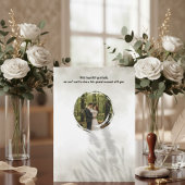 Boho Blush Bloemen Gouden bruiloft Uitnodiging