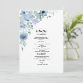 Boho Blush Bloemen Trouw Uitnodiging (Staand voorkant)