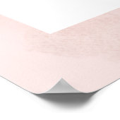 Boho blush Bourgogne gouden folie letters welkom t Poster (Hoek)