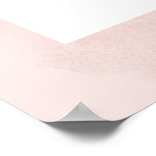 Boho blush Bourgogne gouden folie letters welkom t Poster (Hoek)