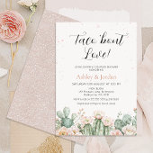 Boho Blush Cactus Taco 'Over Love Couples Bruids Kaart