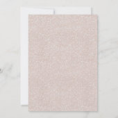 Boho Blush Cactus Taco 'Over Love Couples Bruids Kaart (Achterkant)