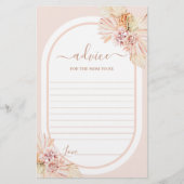 Boho Blush Desert Advice voor mama om kaart te wor (Voorkant)