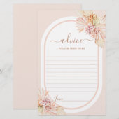 Boho Blush Desert Advice voor mama om kaart te wor (Voorkant / Achterkant)