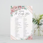 Boho blush florale eucalyptus Aanpassing aan de Sn (Staand voorkant)