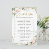 Boho blush, goud en groen wil ze Rather (Staand voorkant)