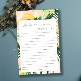 Boho Blush Green Tropical Palm Advies voor mama
