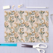 Boho Blush Groene Botanische Maan Bruidsfeest Tissuepapier (Craft)