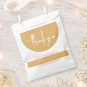 Boho Blush & Mosterd Bedankt Bedankzakje (Geknipt)