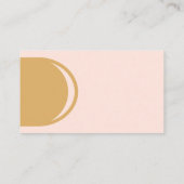 Boho Blush & Mosterd Recept voor de bruid Informatiekaartje (Achterkant)