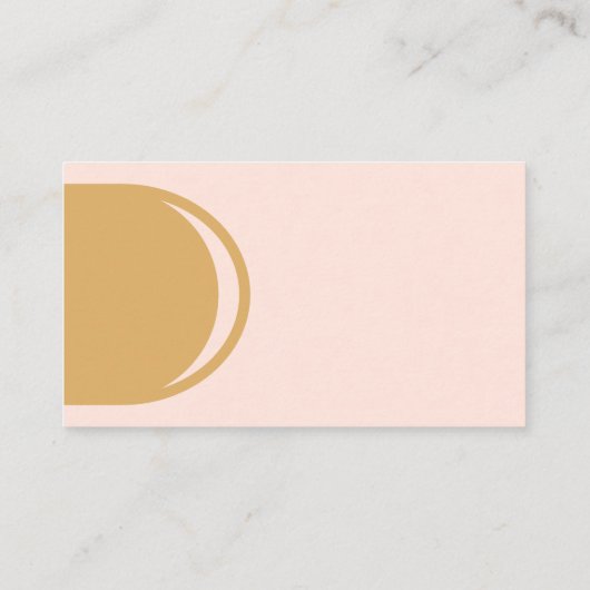 Boho Blush & Mosterd Recept voor de bruid Informatiekaartje (Achterkant)