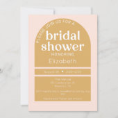 Boho Blush & Mosterd Vrijgezellenfeest Kaart (Voorkant)