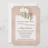 BOHO Blush Orchid Floral Tropical Oerwoud Foliage Kaart (Voorkant)