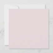 Boho Blush Pink & Beige Floral Wedding Kaart (Achterkant)