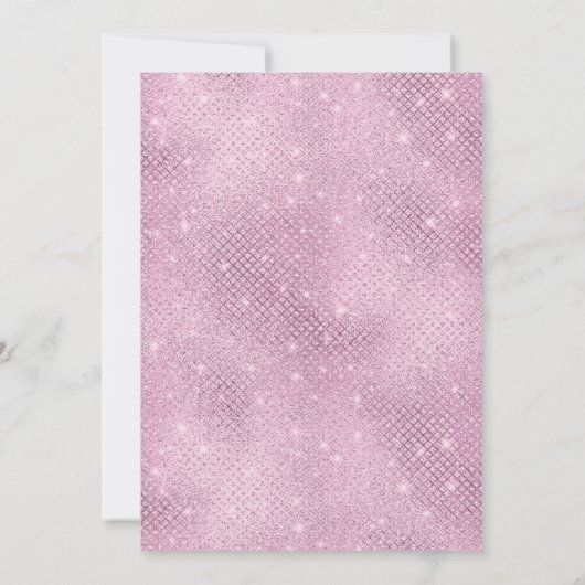 Boho Blush Pink Floral Bridal Brunch Vrijgezellenf Kaart (Achterkant)