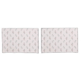 Boho Blush Pink Floral Patroon op Roze Kussensloop