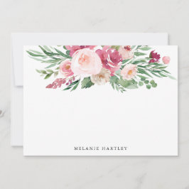 Boho Blush & Pink Spring Waterverf Floral
