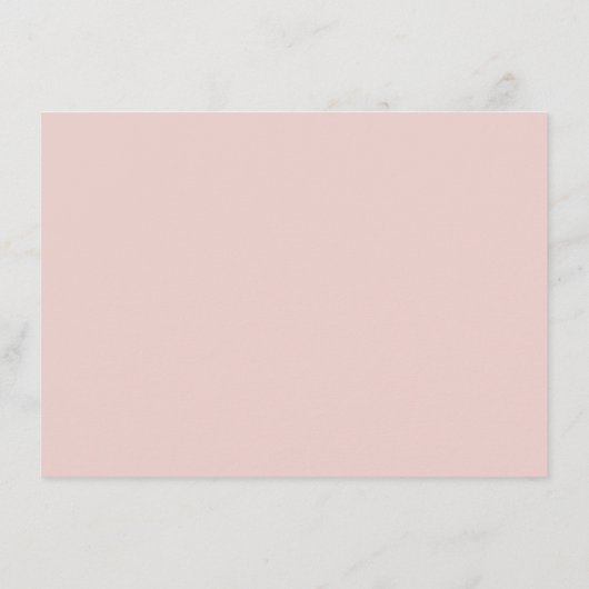 Boho Blush Roos Floral Geometric Wedding Details Informatiekaartje (Achterkant)