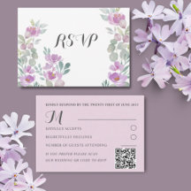 Boho Blush Roze Bloemige Eucalyptus Huwelijk RSVP