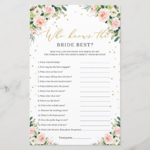 Boho blush roze floral die de bruid het beste kent