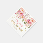 Boho Blush Roze Goud Bloemen Dreamcatcher Douche Servet (Hoek)