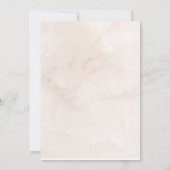 Boho Blush Roze Paarse Bladerdak Bruiloft Details Kaart (Achterkant)