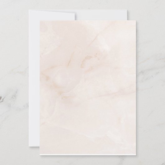 Boho Blush Roze Paarse Bladerdak Bruiloft Details  Kaart (Achterkant)