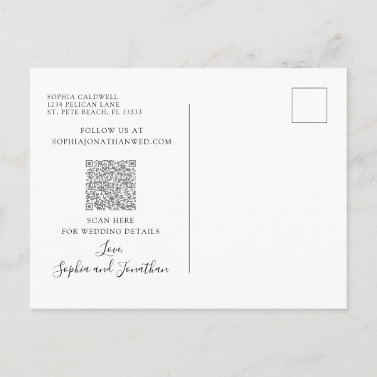 Boho Blush Roze Roze Legante Foliage Sparen de Dat Aankondigingskaart (Achterkant)