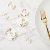 Boho blush roze rozen goud glitter 40e verjaardag confetti (Groep)