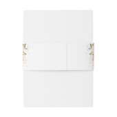 Boho Blush roze rozen gouden tiara salie Quinceañe Uitnodigingen Wikkel (Achterkant Voorbeeld)