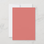 Boho Blush Roze Terracotta Bloem 31e Verjaardag Kaart (Achterkant)
