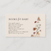 Boho-boeken voor baby-bijlagekaart informatiekaartje (Voorkant)