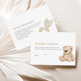 Boho-boeken voor baby-bijlagekaart informatiekaartje