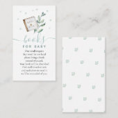 Boho Boeken voor Baby shower Enclosure Kaart (Voorkant / Achterkant)
