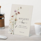 Boho Boeket Bar Teken Reclamebord Met Voetstuk (Insitu)